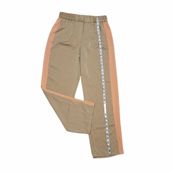 Nwot Colorblock Elastic waist  Wide Leg Pants/Joggers - Picture 5 of 9